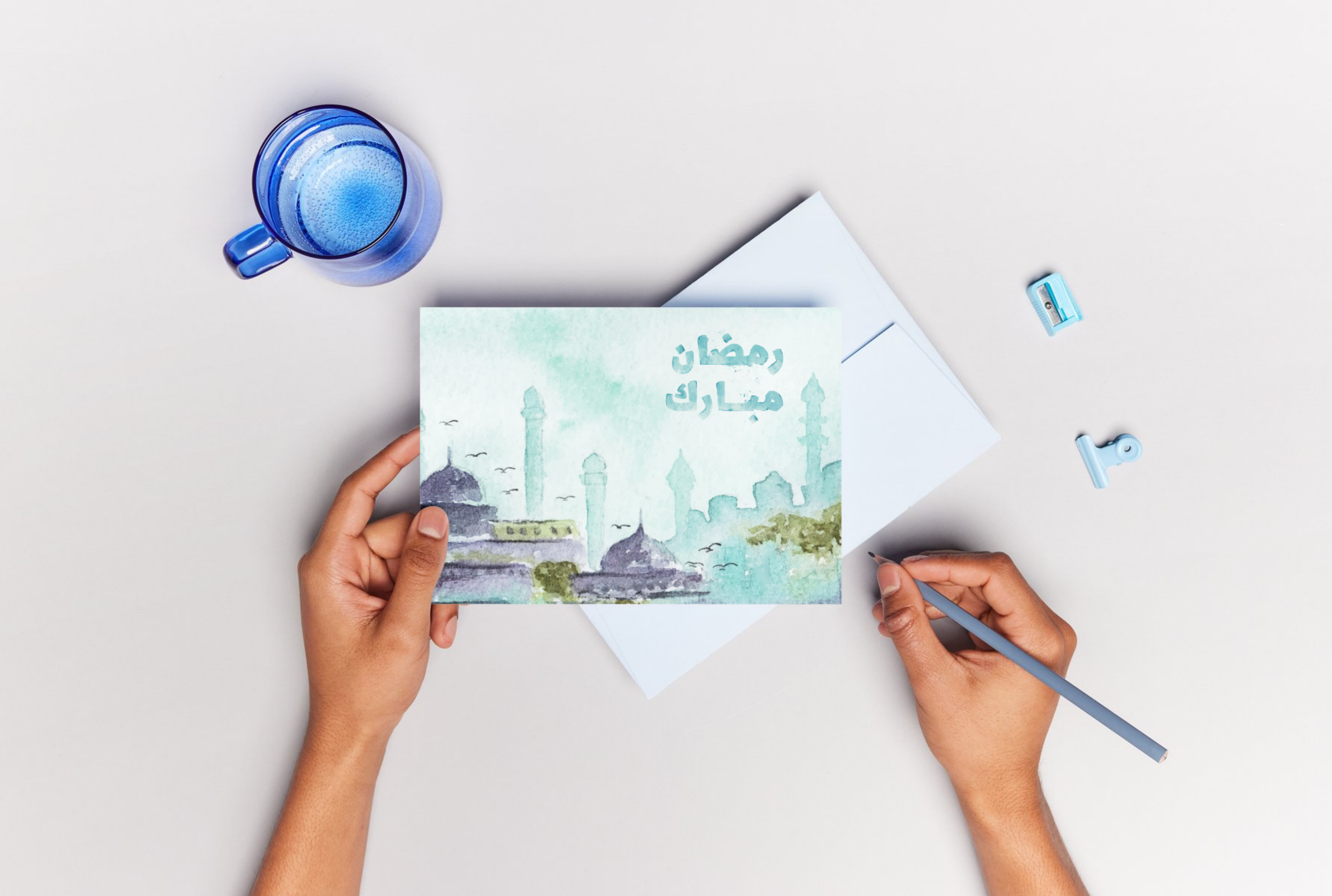 Ramadan Note Card: Ayah - 5.5 x 4.25 in (pack of 6)