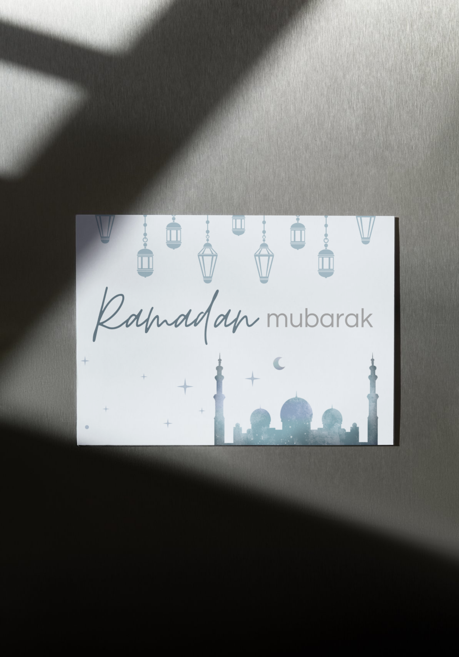 Ramadan Note Card - Noor - 5.5 x 4.25 in (pack of 6)