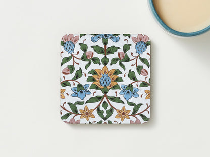 Coasters - Wallflowers - 3.75 x 3.75 IN (Pack of 4)